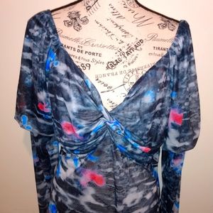 🛍️NWT Scarlet Darkness Designer Stretch Blouse 👕